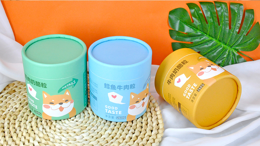 固体饮粉纸罐包装