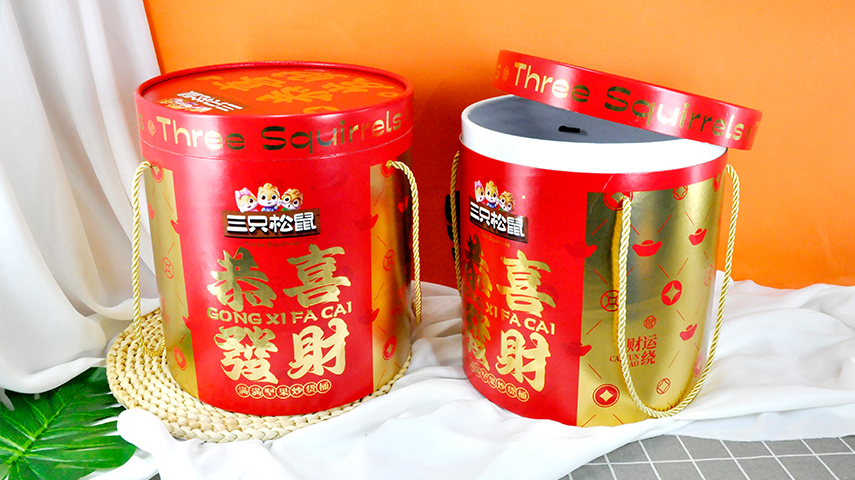 零食礼品纸筒包装