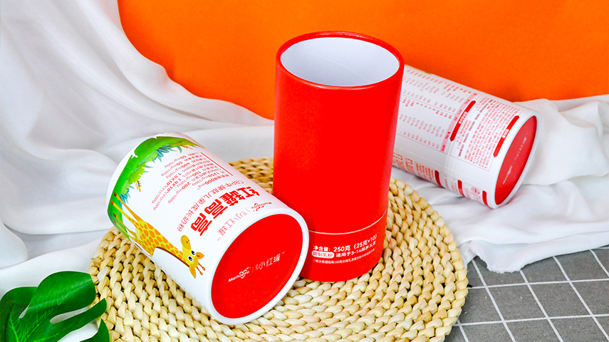 固体饮粉纸罐包装