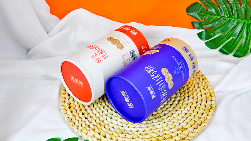 山药粉纸罐包装