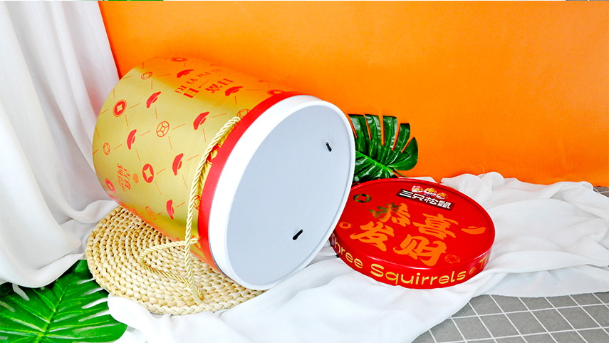 节日抱抱桶礼盒包装