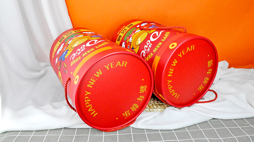 零食抱抱桶礼盒包装