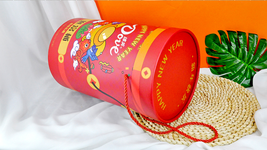 零食抱抱桶礼盒包装